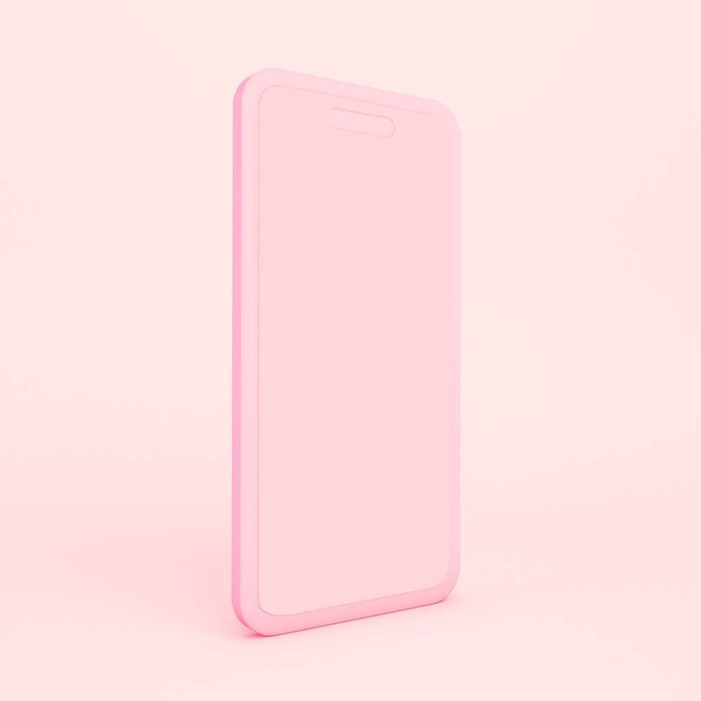 a pink mobile template