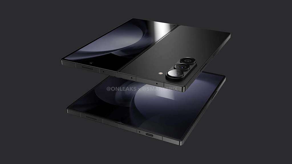 A black mobile phone named samsung fold 6