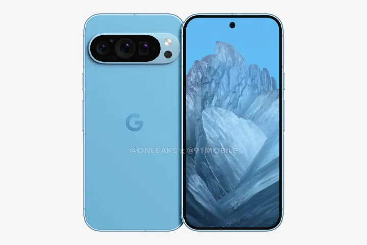 pixel 9 mobile blue color